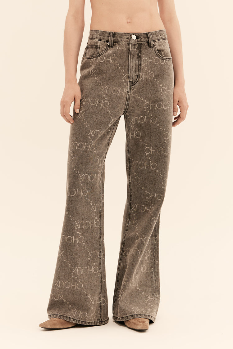 (Print Not Dead)) jeans, grey