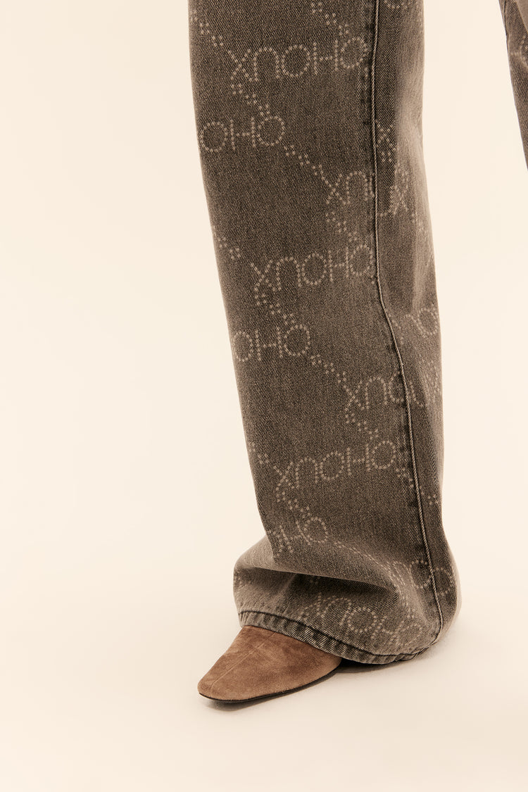 (Print Not Dead)) jeans, grey