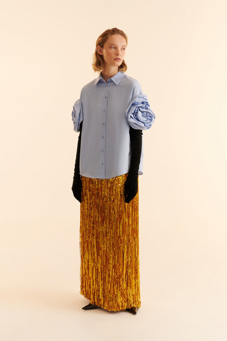 Fringed skirt (Sweet Escape), gold