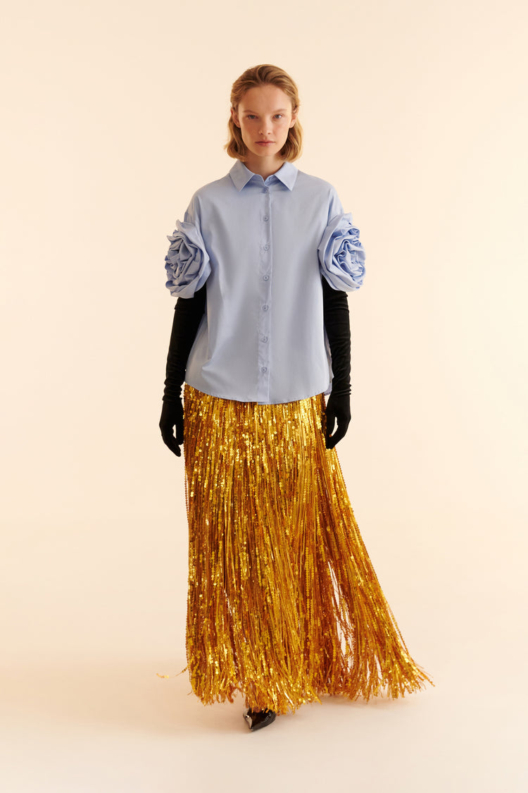 Fringed skirt (Sweet Escape), gold