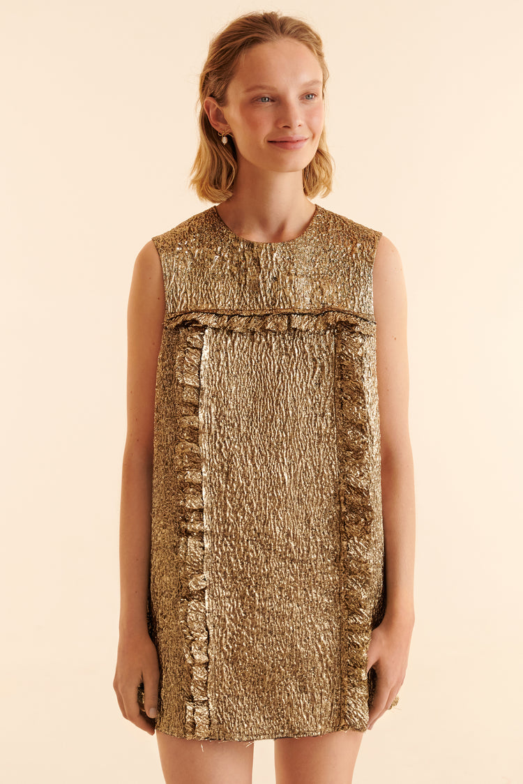 Cloque Dress (The Princess and the Pea), yellow gold