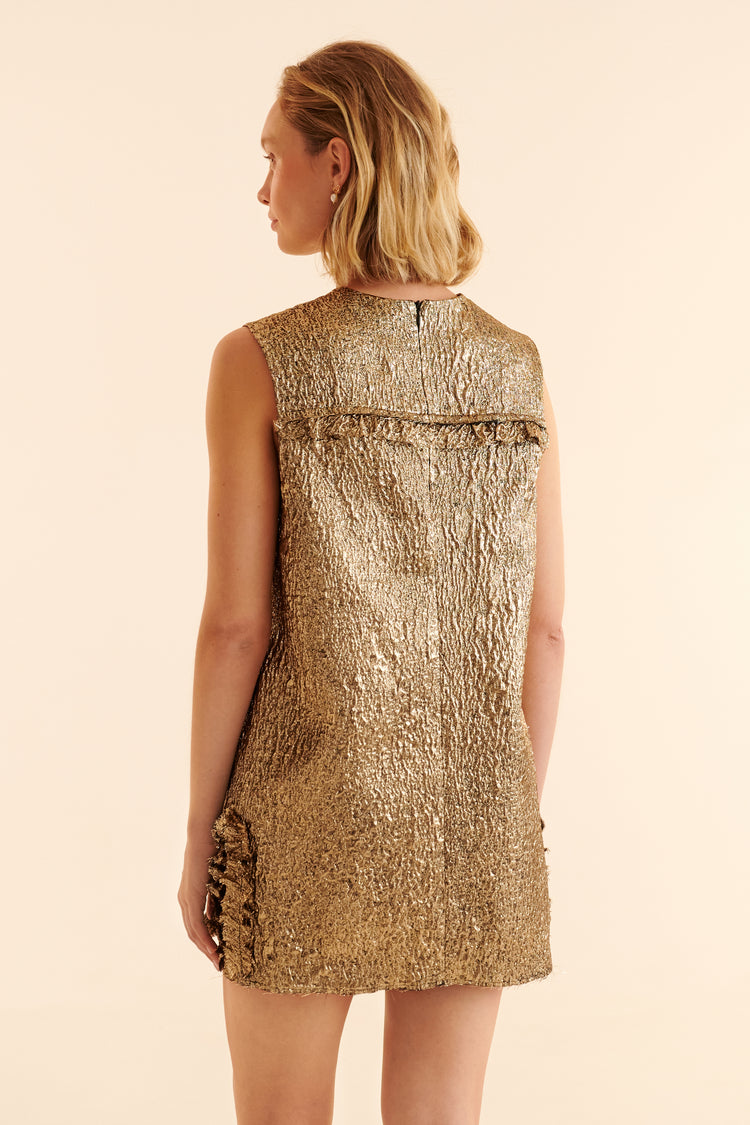 Cloque Dress (The Princess and the Pea), yellow gold