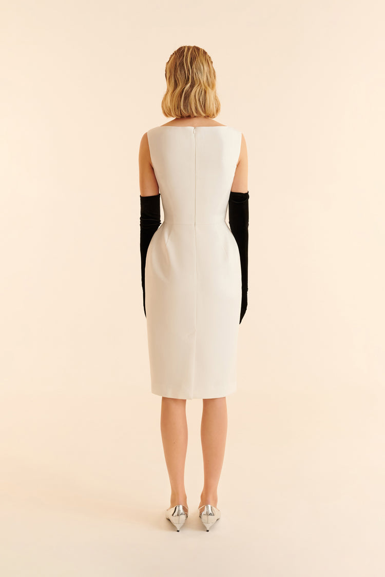 Corset dress (Busy mode On), milky white