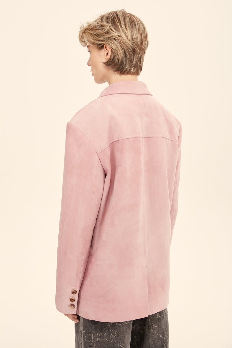 Suede blazers ((Not your Barbie)), pink