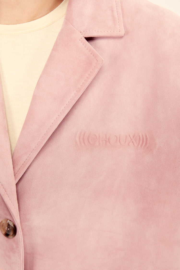 Suede blazers ((Not your Barbie)), pink