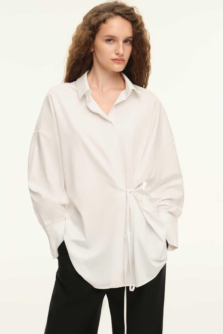 Shirt with ties (Tie me softly), white