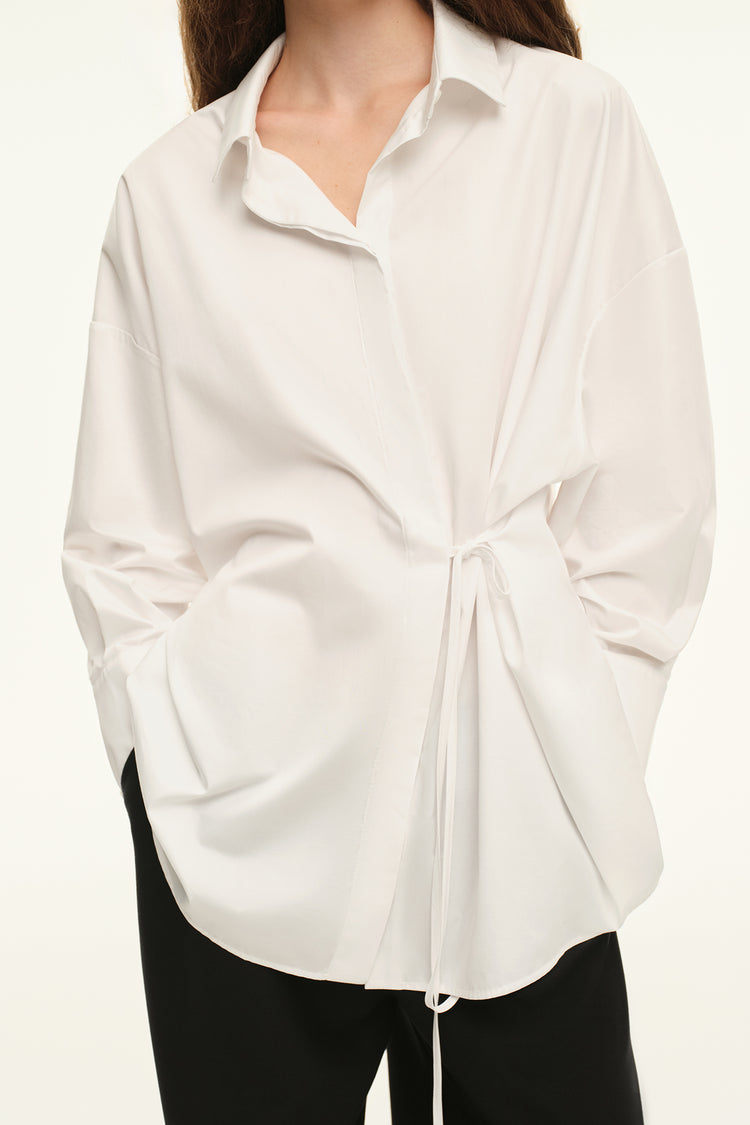 Shirt with ties (Tie me softly), white