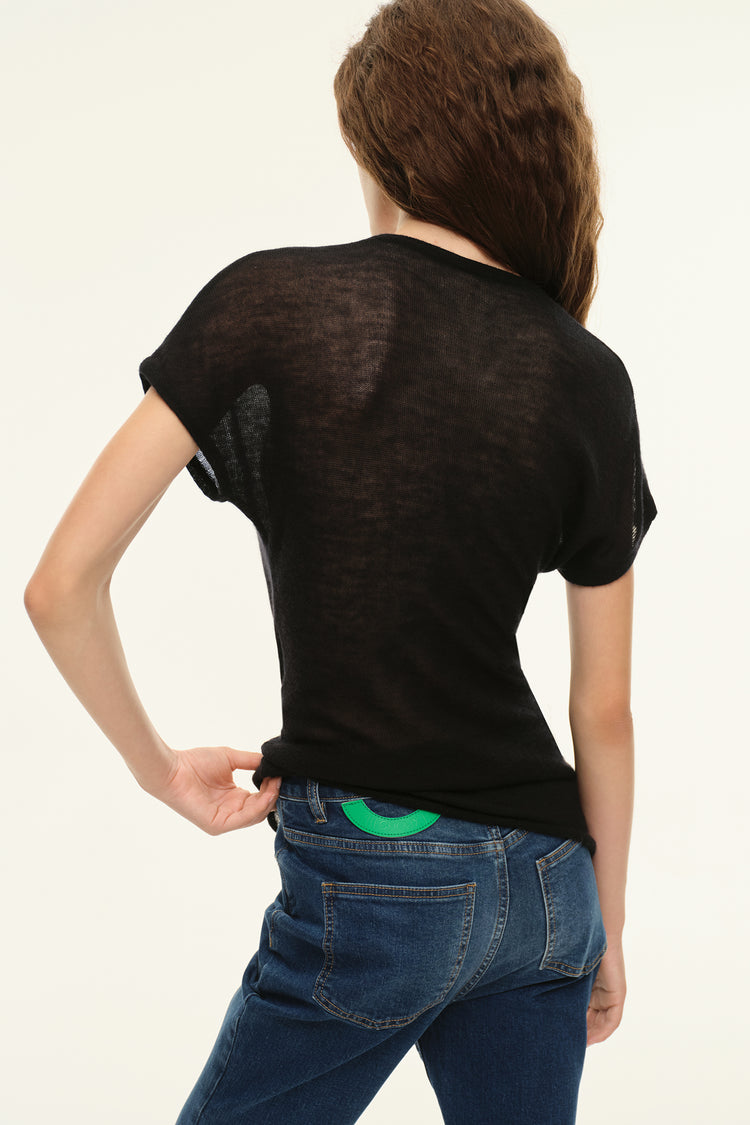 Cropped jeans (Brigitte), dark blue