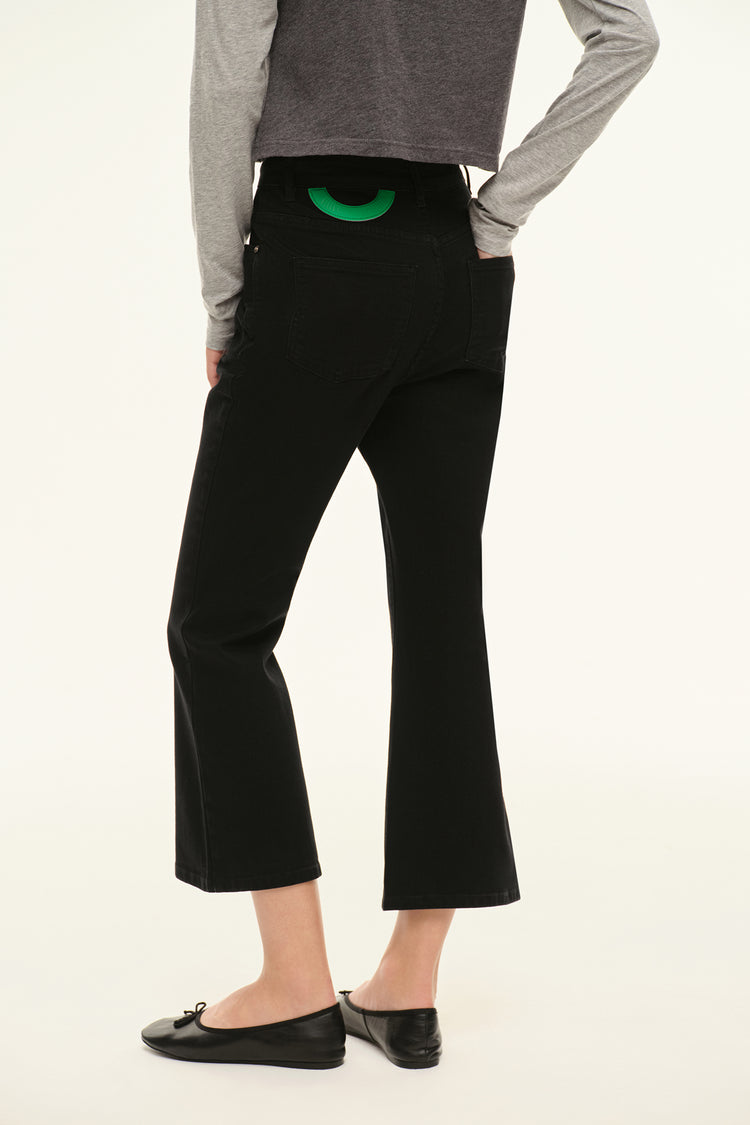 Cropped jeans (Brigitte), black