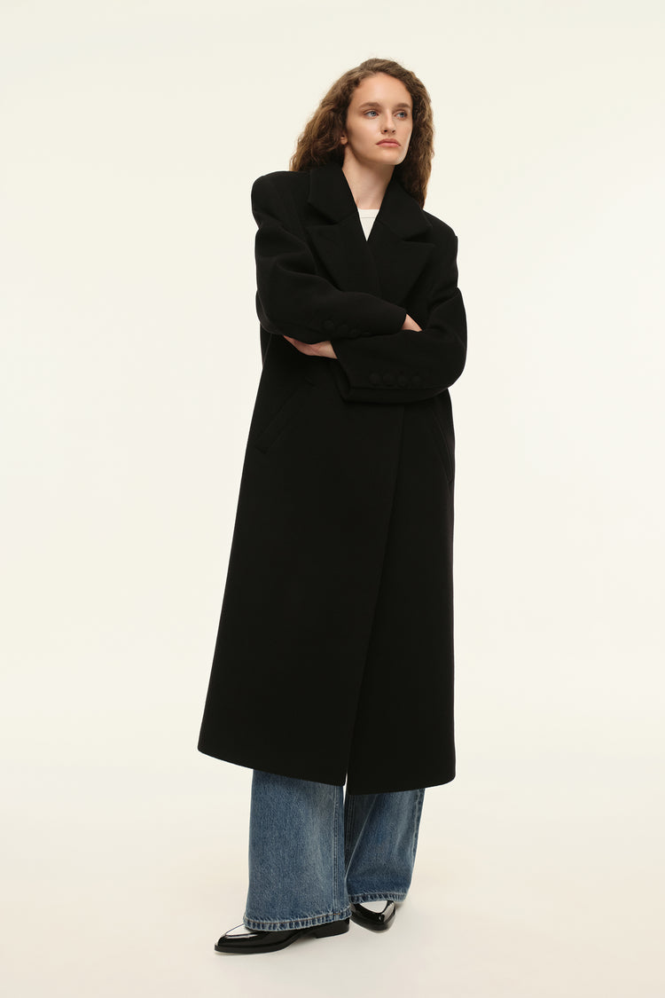 Fitted coat (((Dark Chocolate))), brown