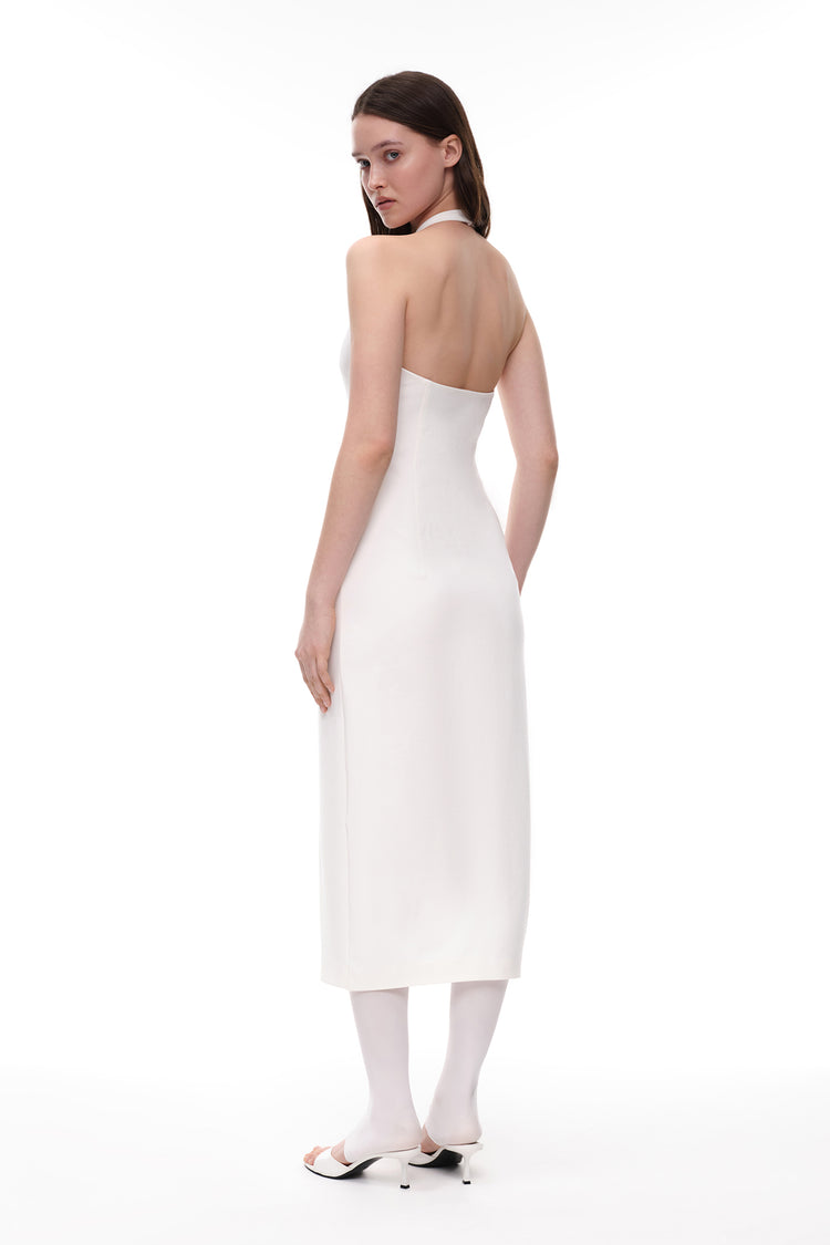 Dress with buttons (Soft Power), milky white