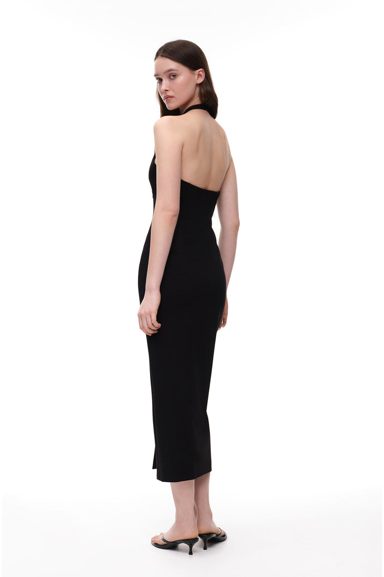 Dress with buttons (Soft Power), black
