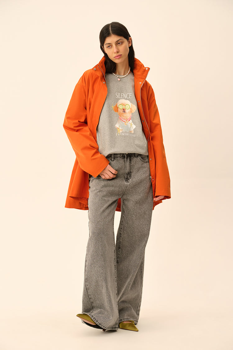 Jeans (Just like Kerry's), grey with perforation holes