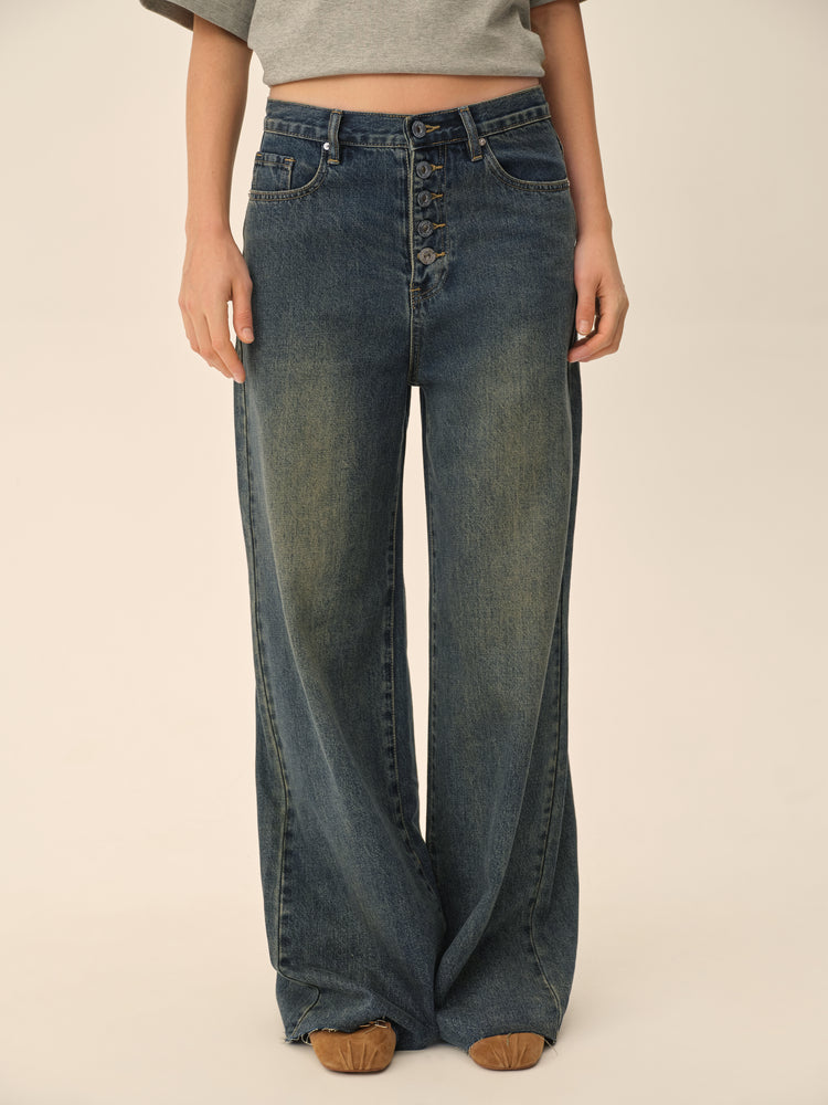 Jeans (Just like Kerry's), blue with buttons