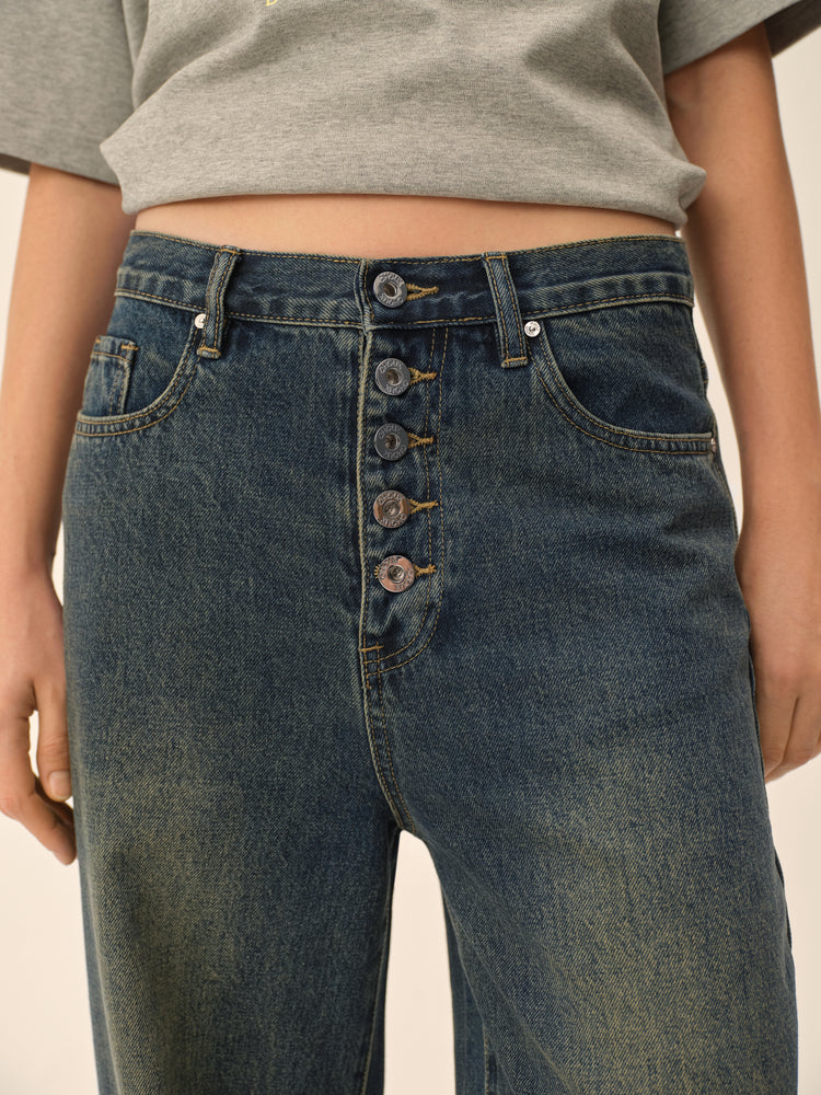 Jeans (Just like Kerry's), blue with buttons