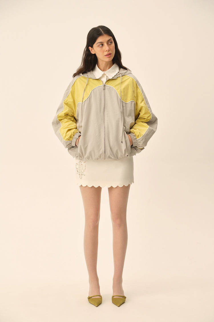 Skirt with richelieu (Romantic CEO), milky white