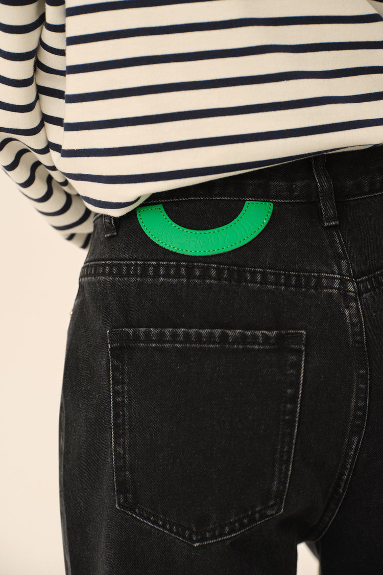 Jeans (Lapel - Turn), black