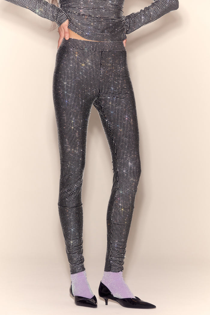 (Catwoman) leggins, silver