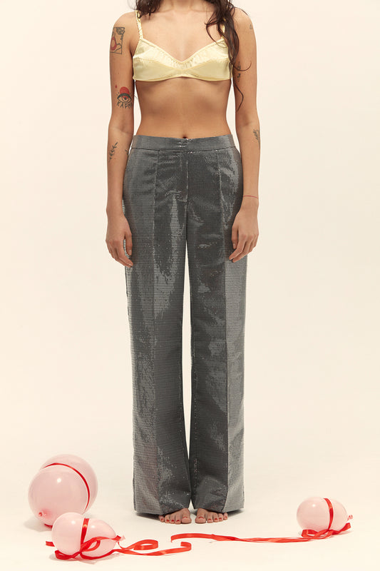 (((Star of the Party))) trousers, grey