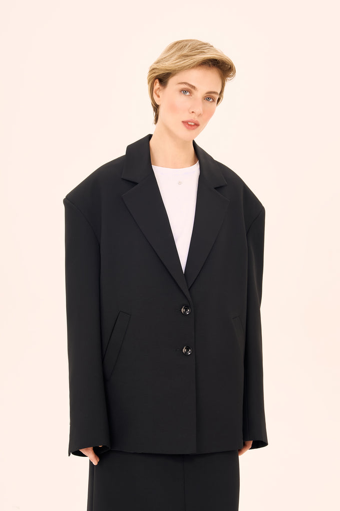 Blazer ((Black Tie)) , black