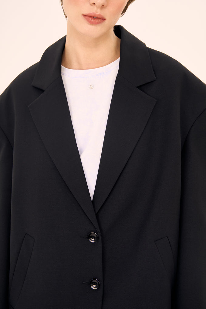 Blazer ((Black Tie)) , black