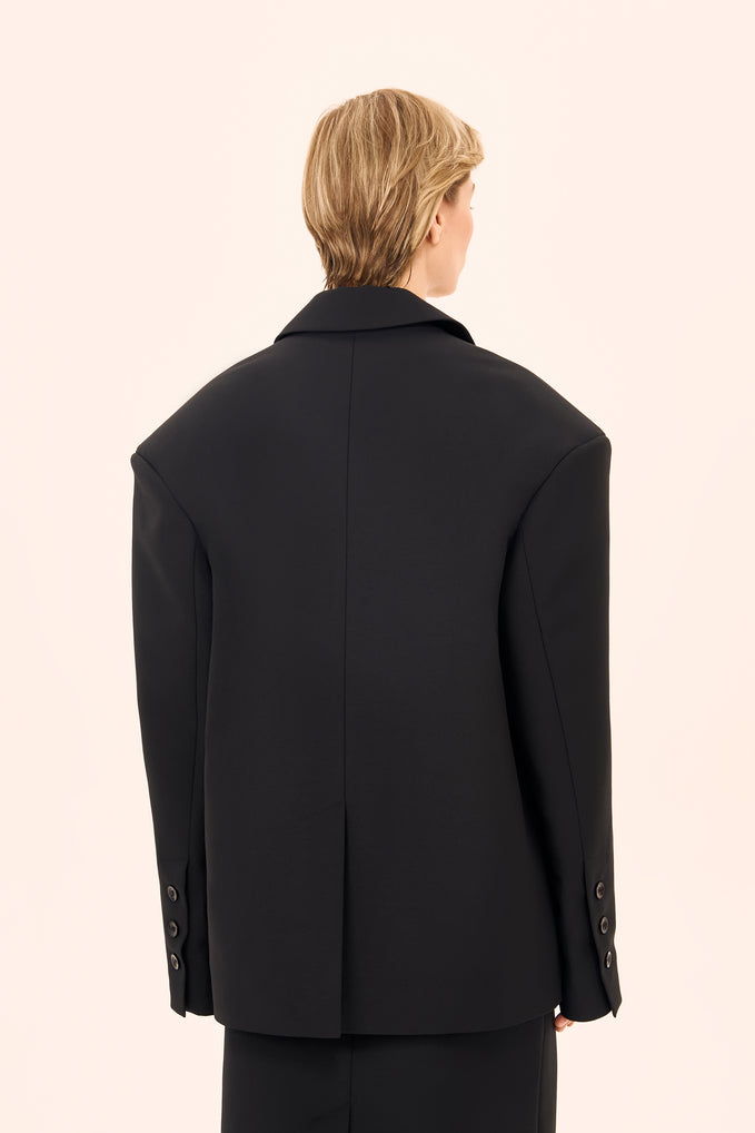 Blazer ((Black Tie)) , black