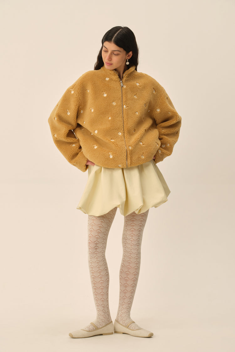 Mini skirt (Baby Doll cotton edition), creamy