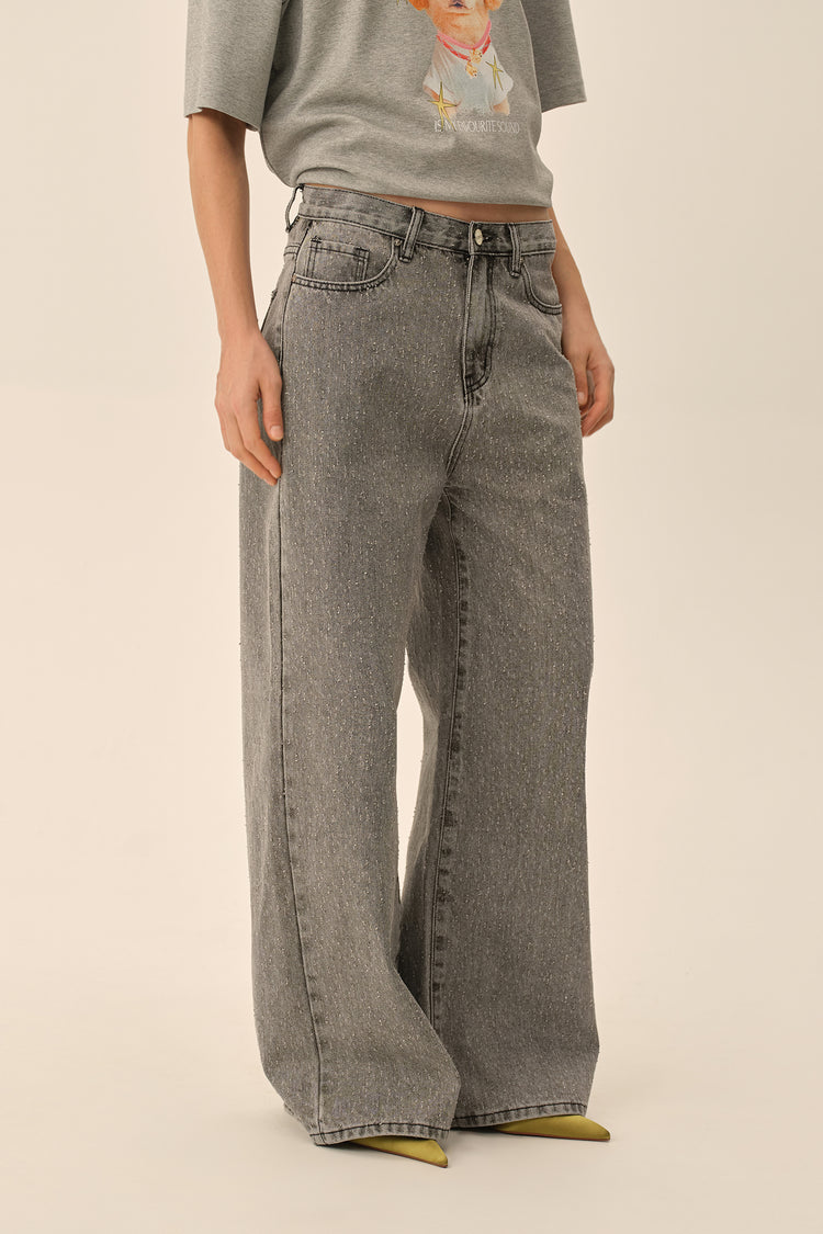 Jeans (Just like Kerry's), grey with perforation holes