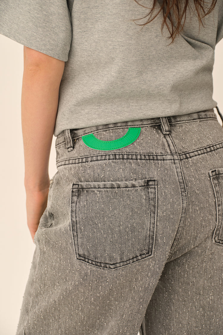 Jeans (Just like Kerry's), grey with perforation holes