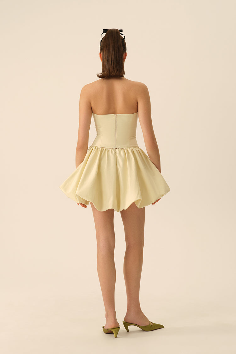Mini skirt (Baby Doll cotton edition), creamy