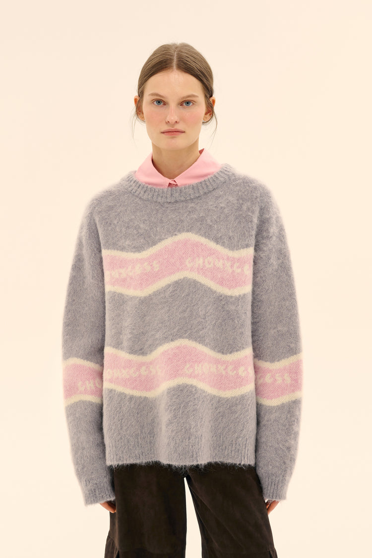 Sweater ((Moy marmeladnyy)), grey