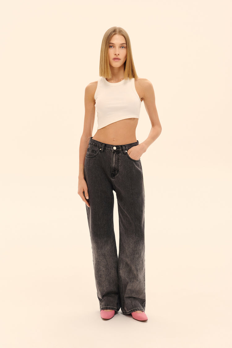 Loose Jeans (Turn Around), grey
