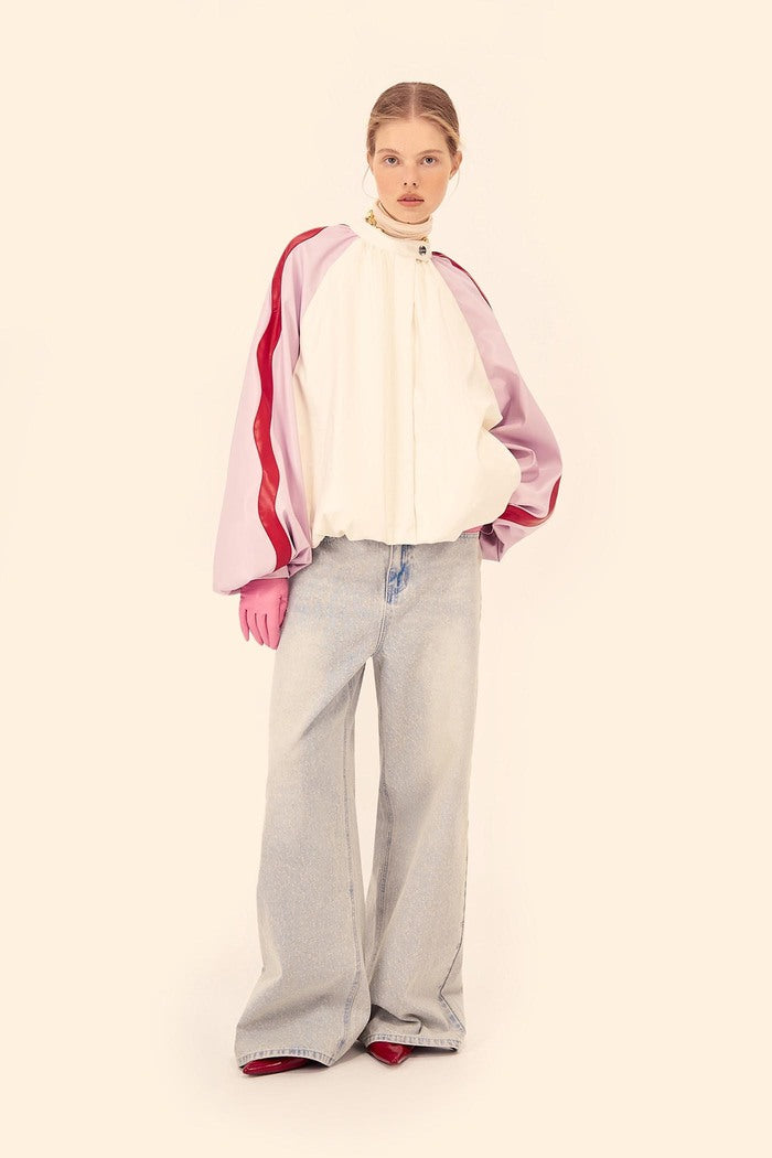 Eco-leather bomber (((Chups))), pink