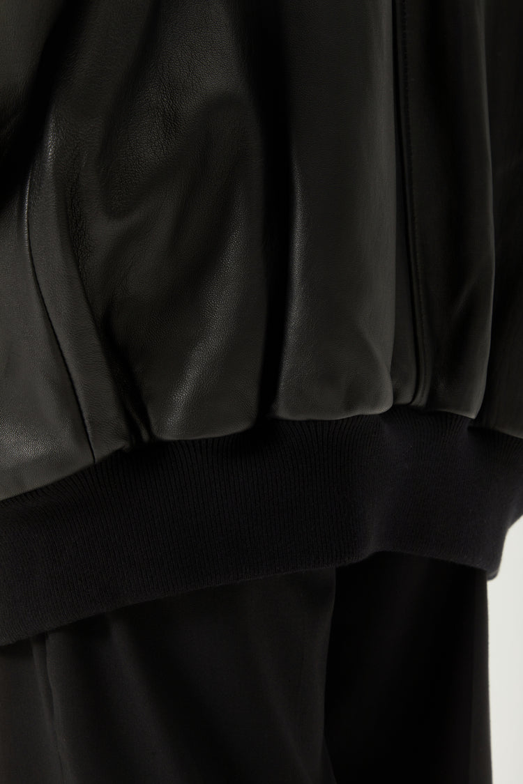 (((Hailey))) leather jacket, black
