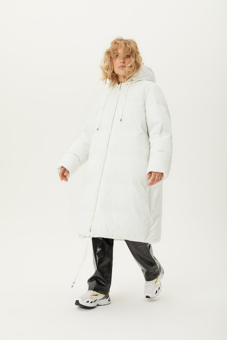 Puffy jacket-blanket (((Milky way))), milky white