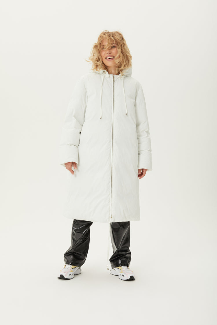 Puffy jacket-blanket (((Milky way))), milky white