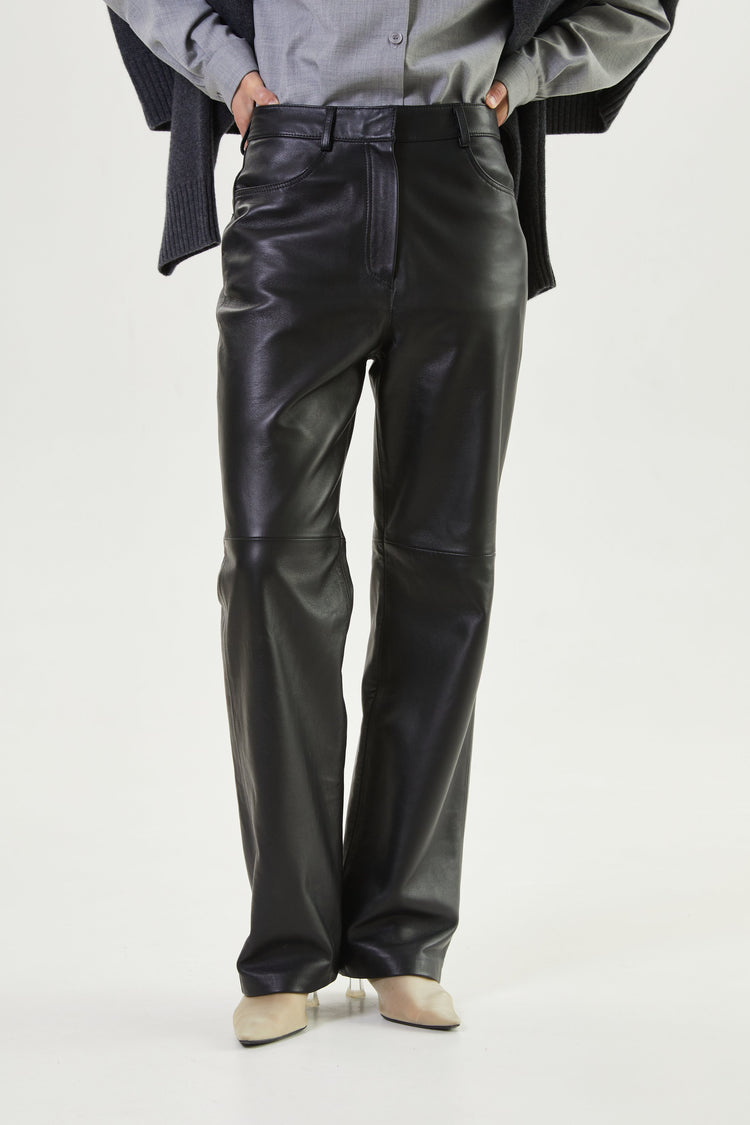 (((Hot Take))) leather trousers