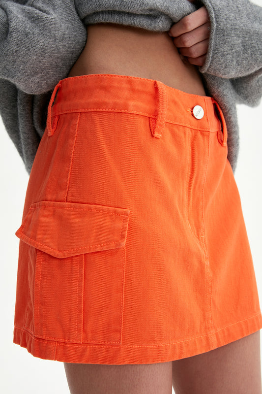 (((A Clockwork Orange))) denim skirt
