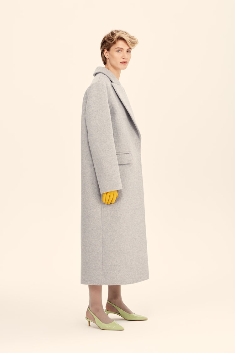 (((Classy))) oversized coat, grey