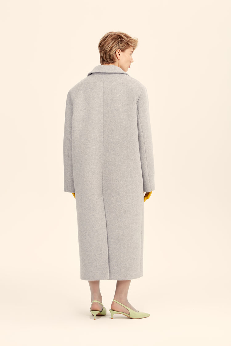 (((Classy))) oversized coat, grey