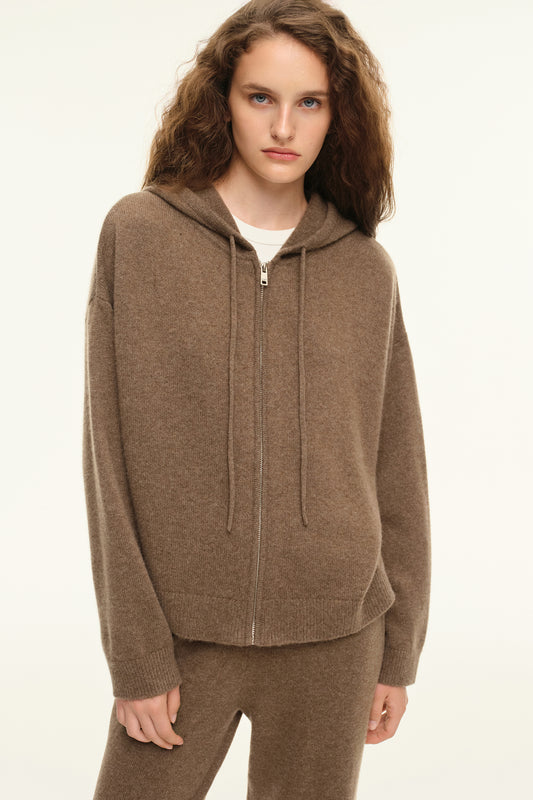 Cashmere hoodie ((Nothing Extra)), brown