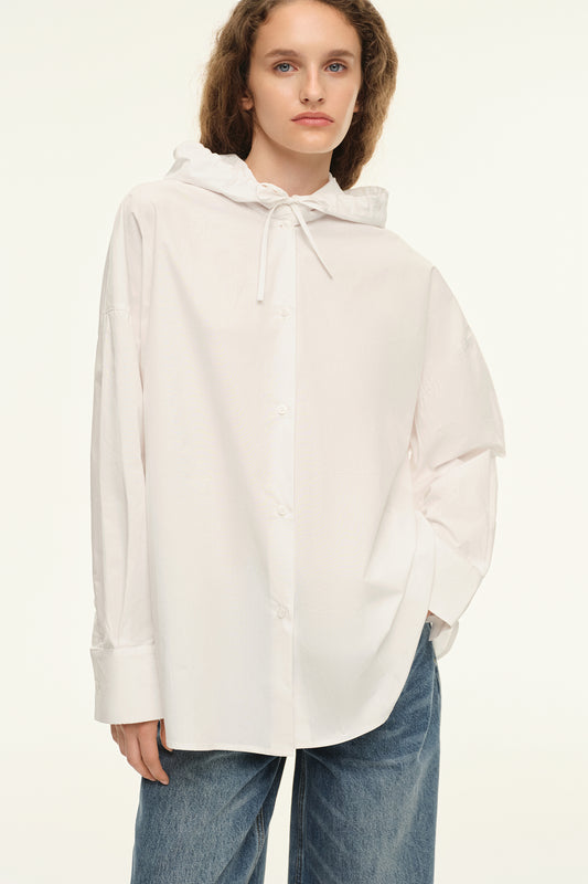 Hooded shirt (Soft Core), white