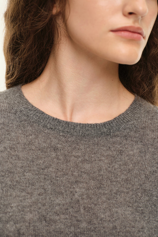 Cashmere jumper (Lux, softness, richness), grey