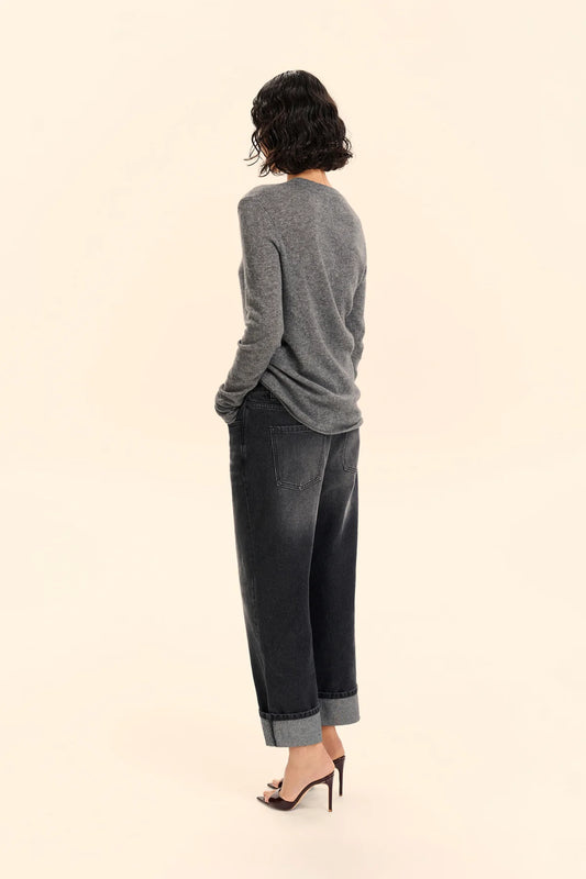 Cashmere jumper (Lux, softness, richness), grey