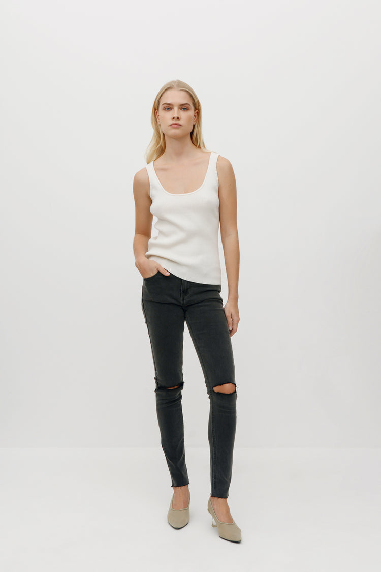 Skinny jeans (For sk8 girl), gray