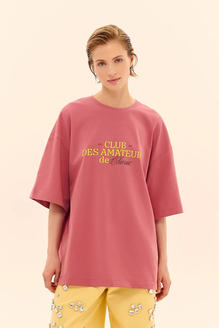 T-shirt (Club Des Amateurs de CHOUX), raspberry