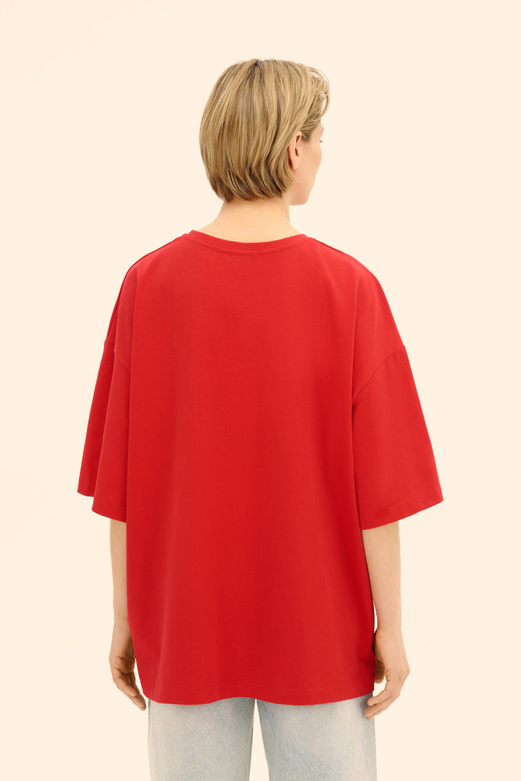 T-shirt (Baguette), red