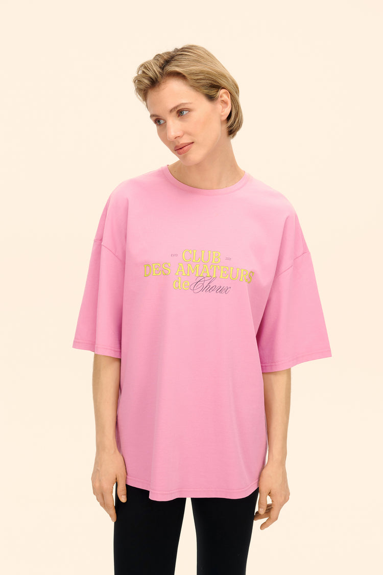 T-shirt (Club Des Amateurs de CHOUX), pink