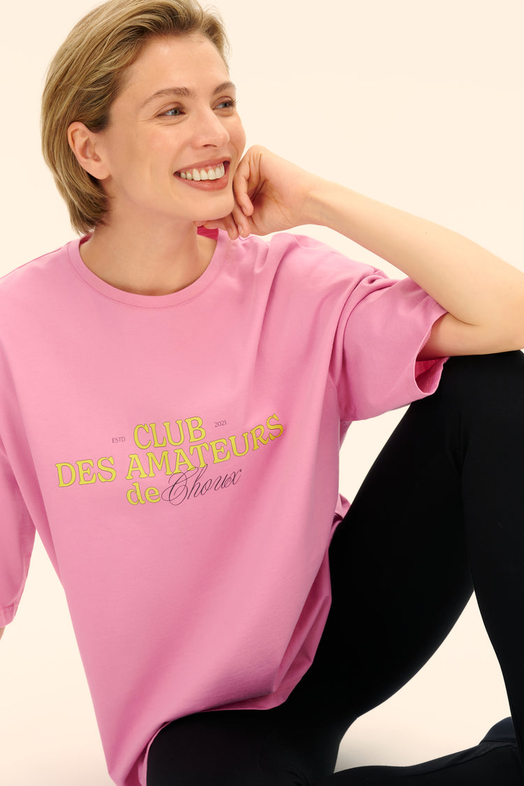 T-shirt (Club Des Amateurs de CHOUX), pink