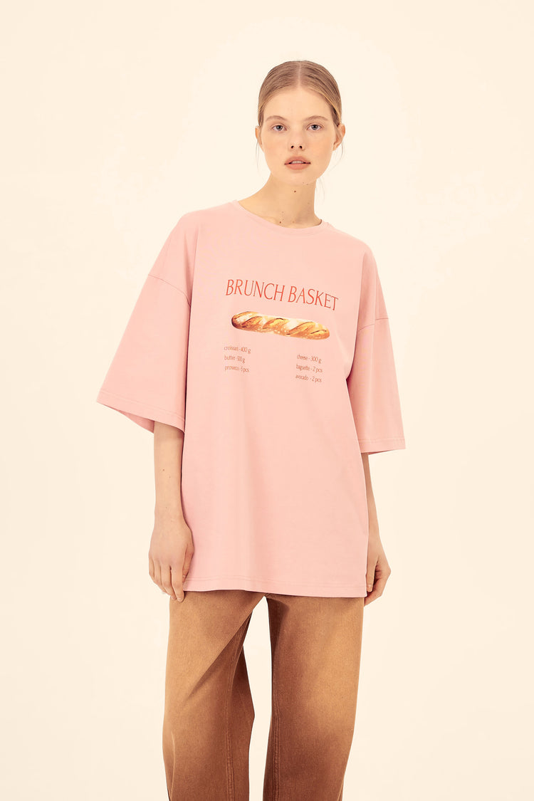 T-shirt (Baguette), pink